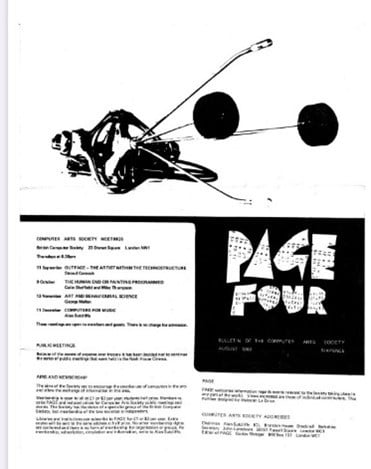 An early example of PAGE, from August 1969